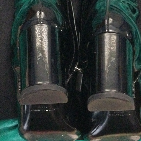 Saint Laurent Paris ankle boots/booties chunky heel with logo size 36 (6) - Picture 5 of 6